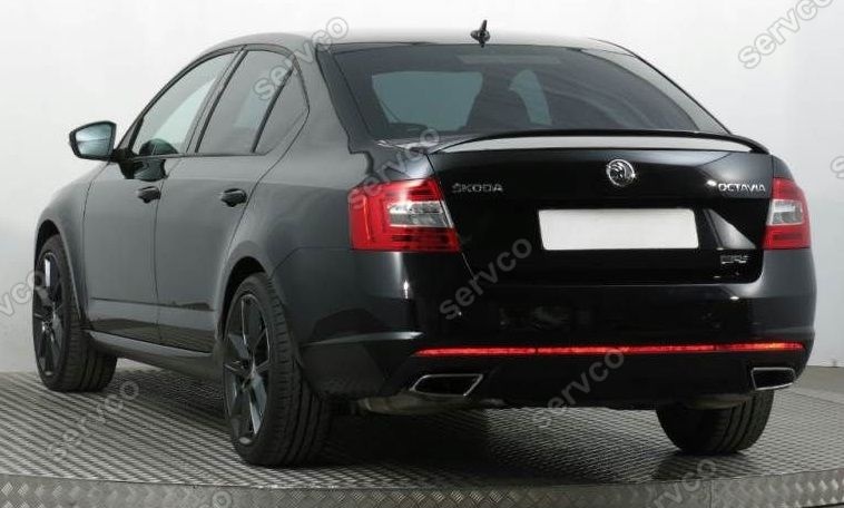 Eleron spoiler portbagaj tuning sport Skoda Octavia 3 RS 5E 2013-2017 v1