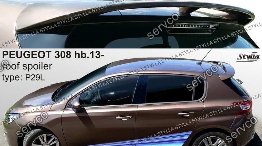 Eleron spoiler tuning Peugeot 308 Facelift T9 Sport Gti Vti 2013-2018 ver1