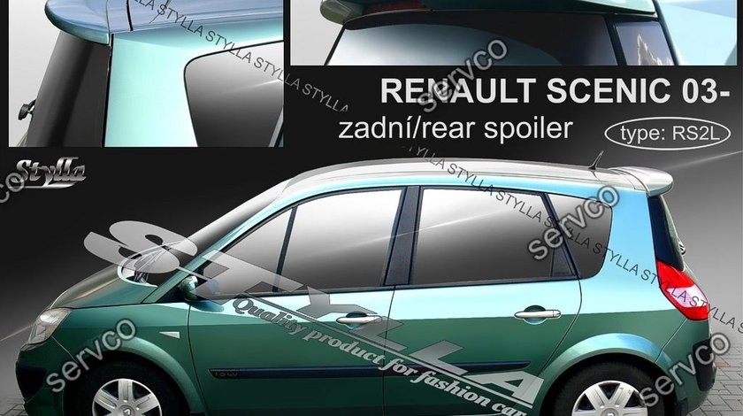 Eleron spoiler tuning sport haion Renault Scenic Mk2 2003-2009 ver2