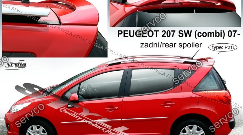Eleron spoiler tuning sport Peugeot 207 SW Rally R Cup Super 2000 GTI 2006-2014 ver2