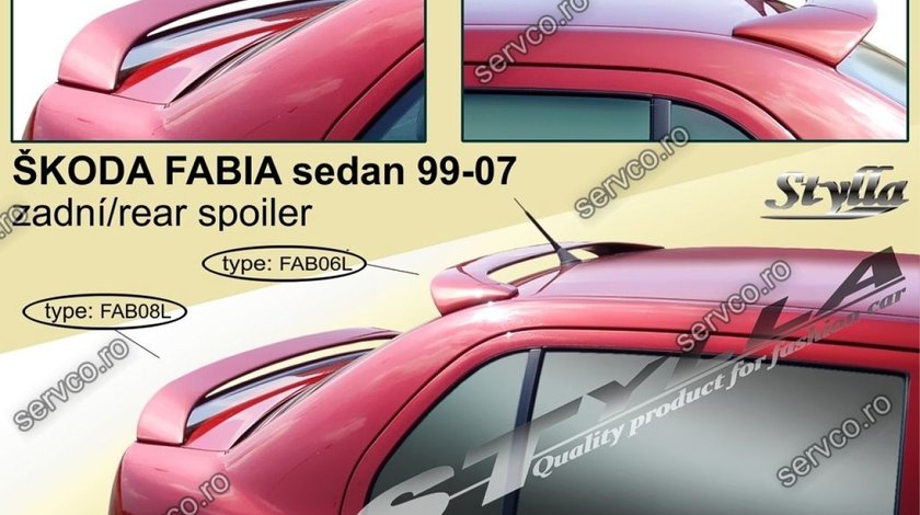 Eleron tuning sport portbagaj Skoda Fabia Mk1 6Y Sedan 1999-2007 v11