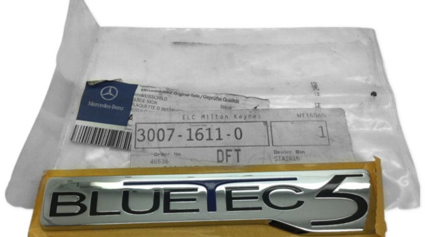 Emblema Bluetec 5 Oe Mercedes-Benz Actros MP3 2002→ A9438170420