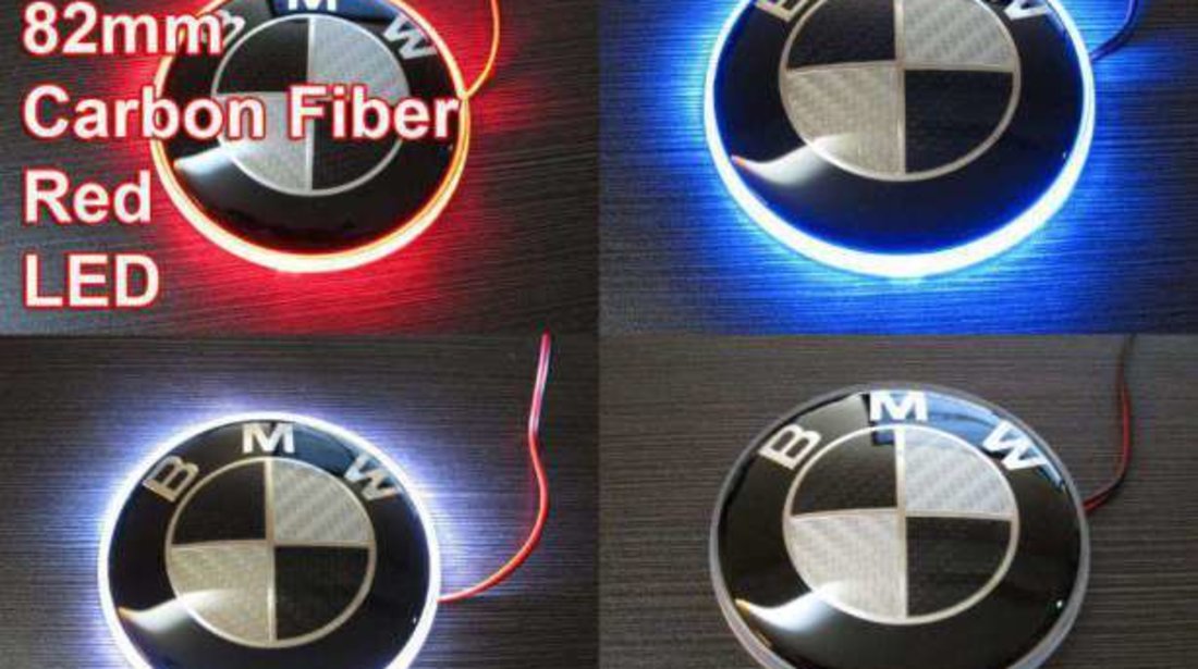 Emblema BMW capota Led Contur BMW E46, E39, E90, E60, E36 #3316090