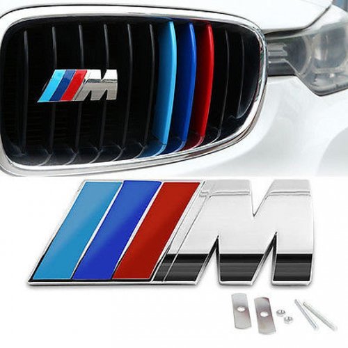 Emblema Bmw M Crom Grila