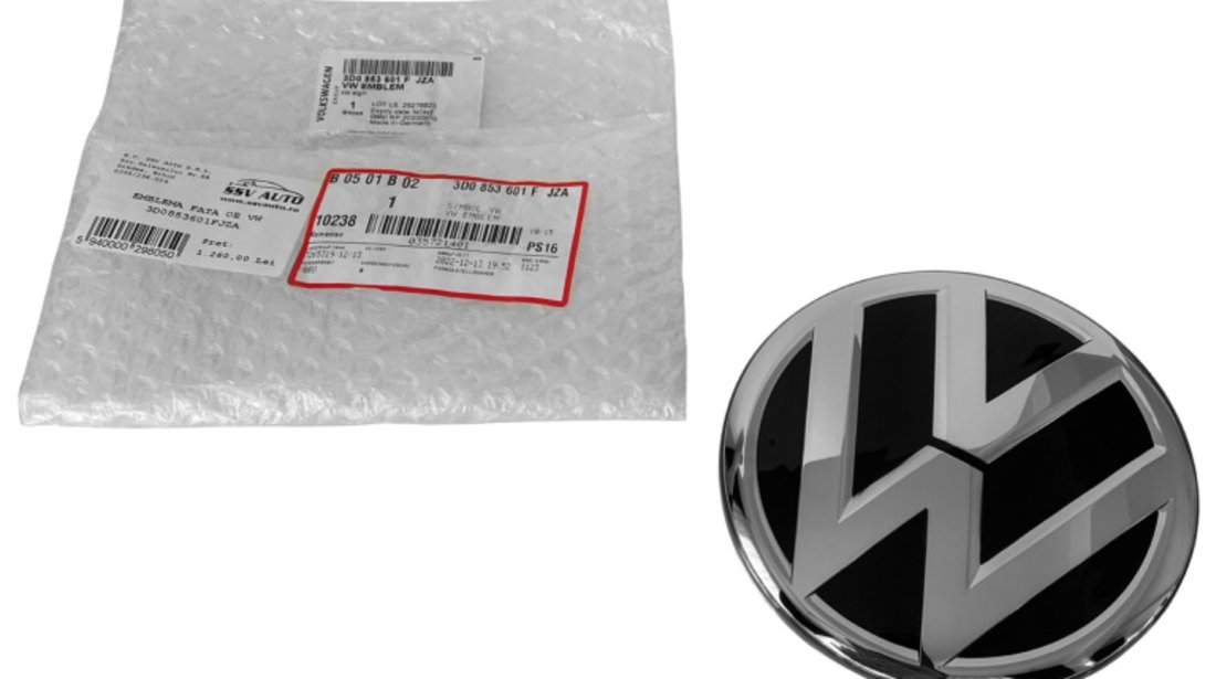 Emblema Fata Oe Volkswagen 3D0853601FJZA