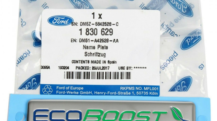 Emblema Haion Oe Ford Focus 3 2010→ Ecoboost 1830629
