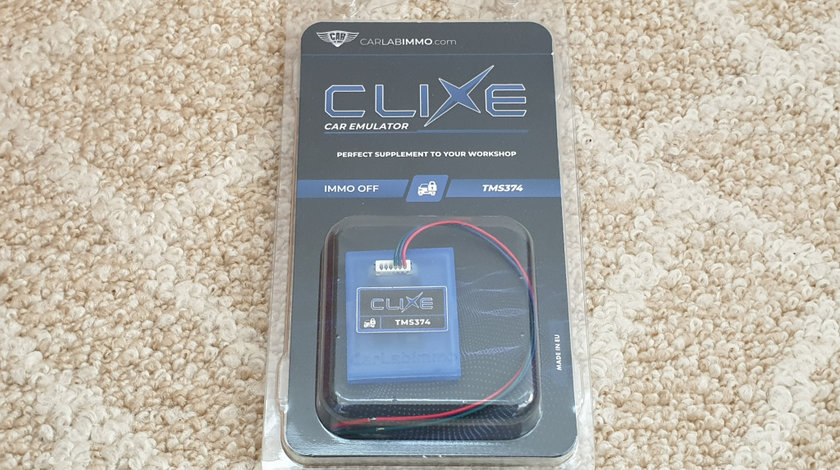 Emulator Clixe TMS374 - IMMO OFF Renault Peugeot Citroen Volvo