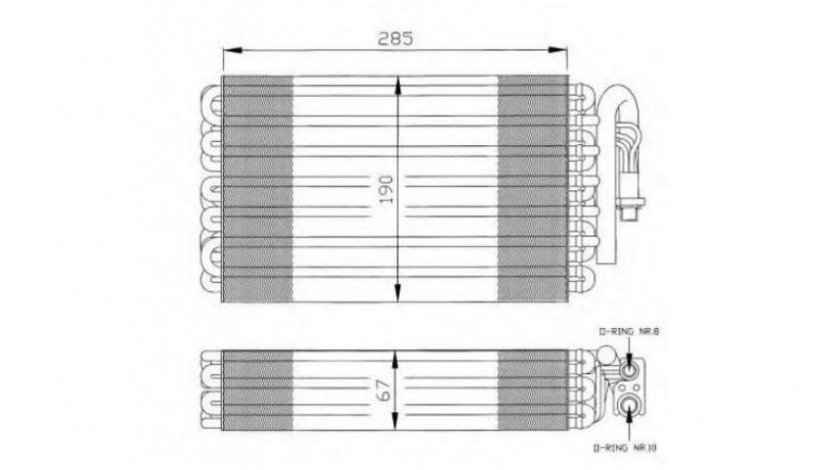 Evaporator,aer conditionat BMW 3 cupe (E36) 1992-1999 #2 0600V002