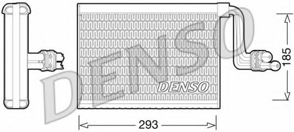 Evaporator,aer conditionat BMW Seria 3 Cabriolet (E93) (2006 - 2013) DENSO DEV05002 piesa NOUA