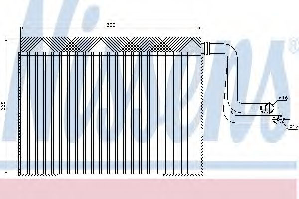 Evaporator,aer conditionat BMW Seria 3 Cabriolet (E93) (2006 - 2013) NISSENS 92268 piesa NOUA