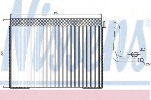 Evaporator,aer conditionat BMW Seria 3 Cupe (E92) (2006 - 2013) NISSENS 92268 piesa NOUA