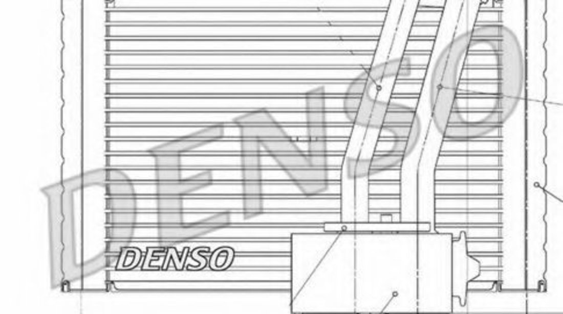 Evaporator,aer conditionat FIAT SCUDO (272, 270) (2007 - 2016) DENSO DEV07005 piesa NOUA