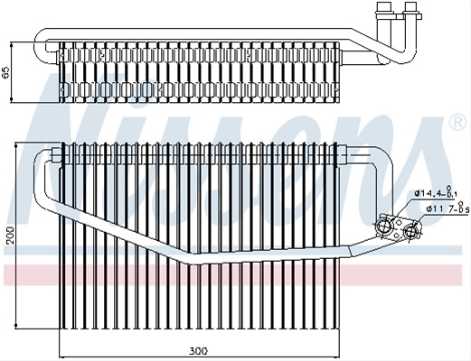 Evaporator,aer Conditionat Nissens Mercedes-Benz 92173