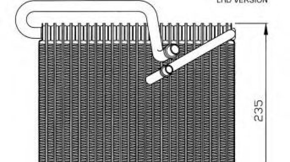 Evaporator,aer conditionat OPEL ASTRA G Cabriolet (F67) (2001 - 2005) NRF 36102 piesa NOUA