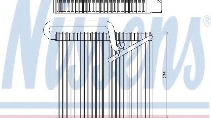 Evaporator,aer conditionat OPEL ASTRA G Combi (F35) (1998 - 2009) NISSENS 92190 piesa NOUA