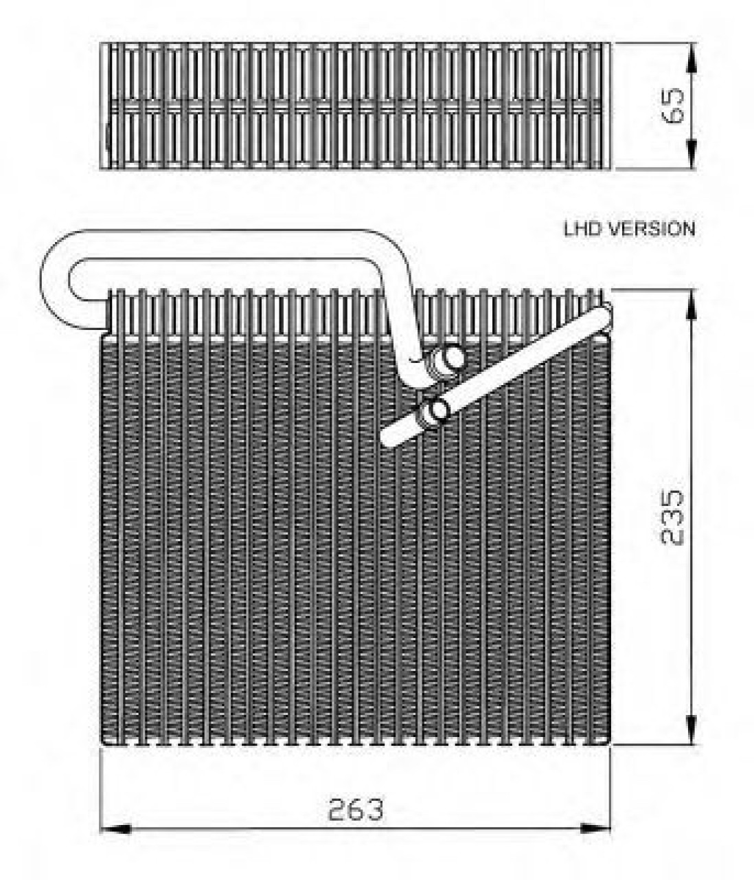 Evaporator,aer conditionat OPEL ASTRA G Cupe (F07) (2000 - 2005) NRF 36102 piesa NOUA