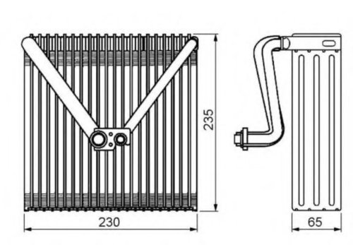 Evaporator,aer conditionat SKODA ROOMSTER (5J) (2006 - 2015) NRF 36141 piesa NOUA