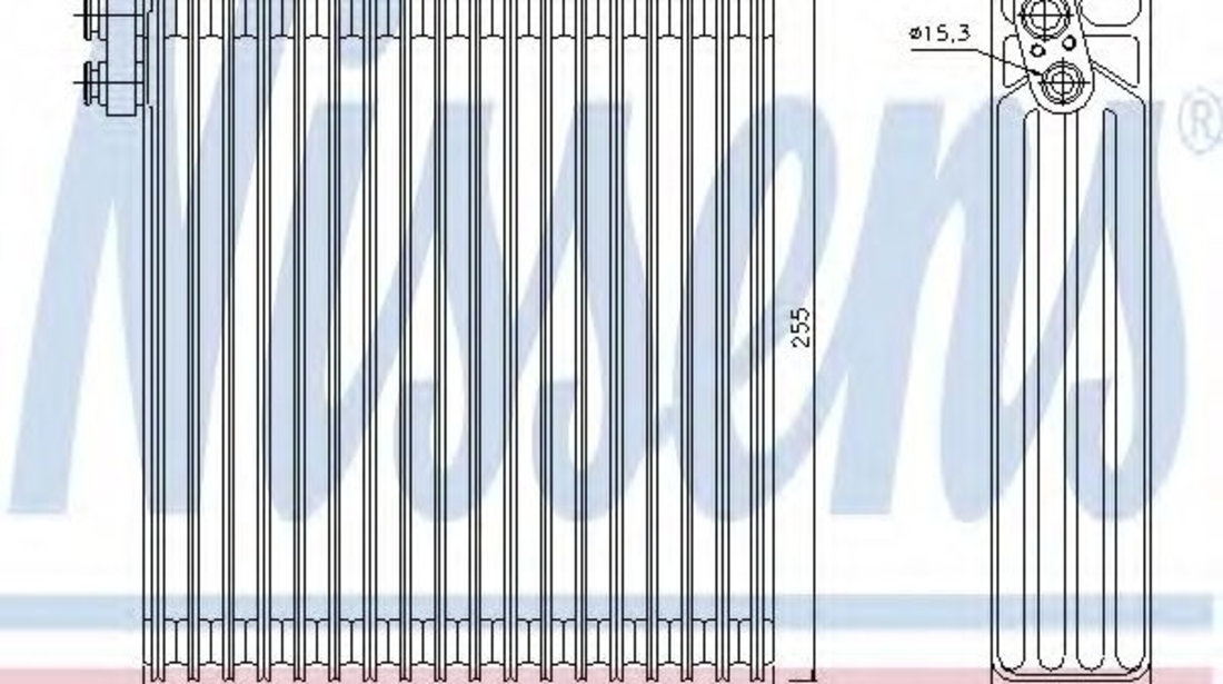 Evaporator,aer conditionat TOYOTA YARIS (P1) (1999 - 2005) NISSENS 92283 piesa NOUA