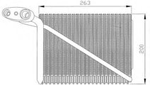 Evaporator,aer conditionat VW PASSAT Variant (3B5)...