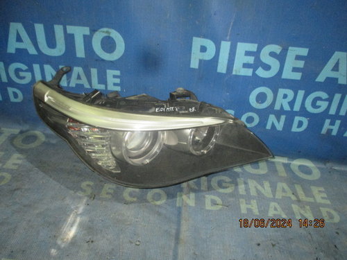 Far BMW E61 2008; 7177730 (o ureche rupta, volan dreapta, doar lupa)