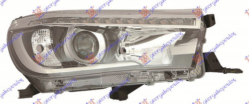 Far Dreapta Electric HB3 Cu Led Drl Toyota HiLux 2015-2016-2017-2018-2019-2020