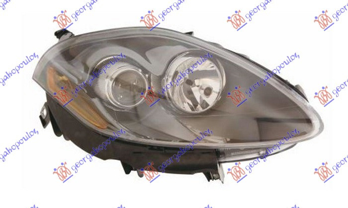 Far Dreapta Electric Negru(Galben) -2010 Fiat Bravo 2007-2008-2009-2010-2011-2012-2013-2014