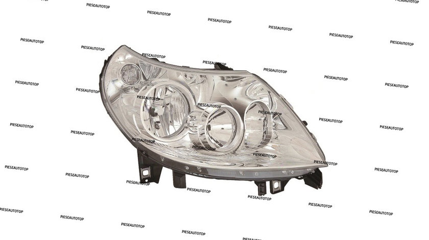 Far dreapta Fiat Ducato 2012-2013-2014 NOU 1606926880 (H7/H1) CU LUMINI DE ZI