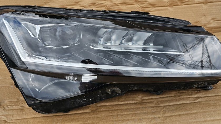 Far dreapta Full Led Skoda Superb 3 Facelift Crystal Lighting 2019 2020 2021