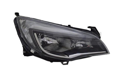 Far dreapta fundal negru halogen cu bec Opel Astra J 2009-2012