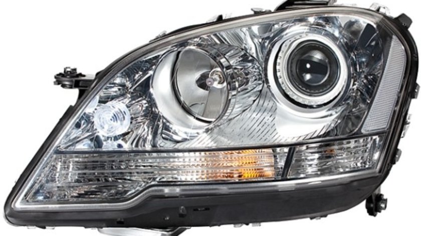 Far dreapta halogen H7 interior crom Mercedes ML W164 2009+