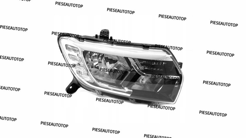 Far dreapta led Dacia Logan 2 2019 NOU 260105925R 260100697R OEM (ECHIPAT CU BECURI)