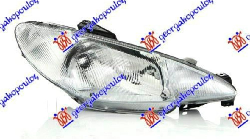 Far Electric Dreapta Peugeot 206 An 1998 1999 2000 2001 2002 2003 2004 2005 2006 2007 2008 2009