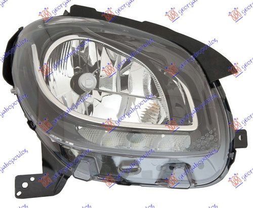 Far Electric Dreapta Smart ForTwo An 2014 2015 2016 2017 2018 2019 2020 (LED+DRL)