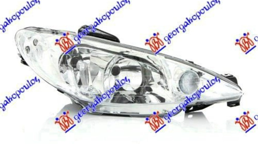 Far Electric Dublu Dreapta Peugeot 206 An 1998 1999 2000 2001 2002 2003 2004 2005 2006 2007 2008 2009