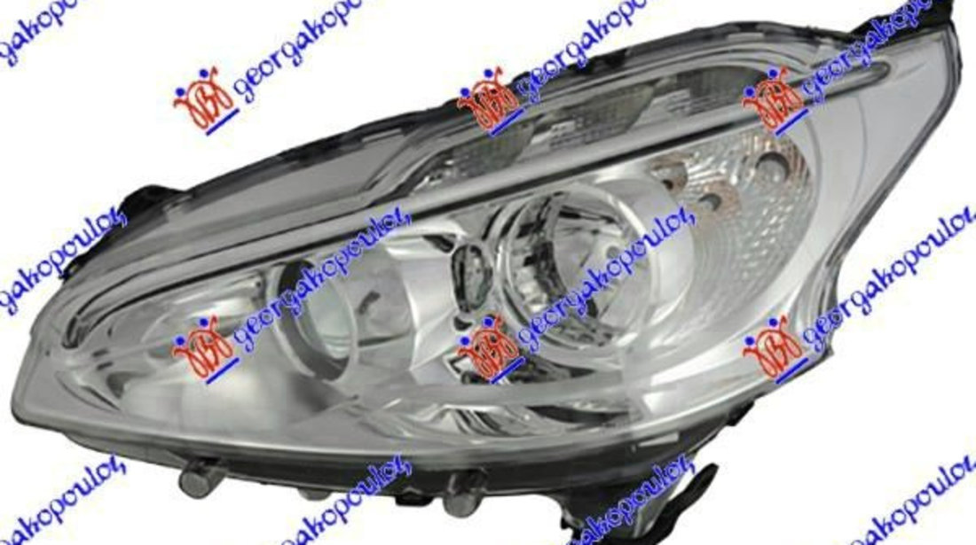 Far Electric Halogen Stanga Peugeot 208 An 2012 2013 2014 2015