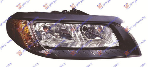 Far Fundal Negru Dreapta Volvo S80 2006 2007 2008 2009 2010 2011 2012 2013