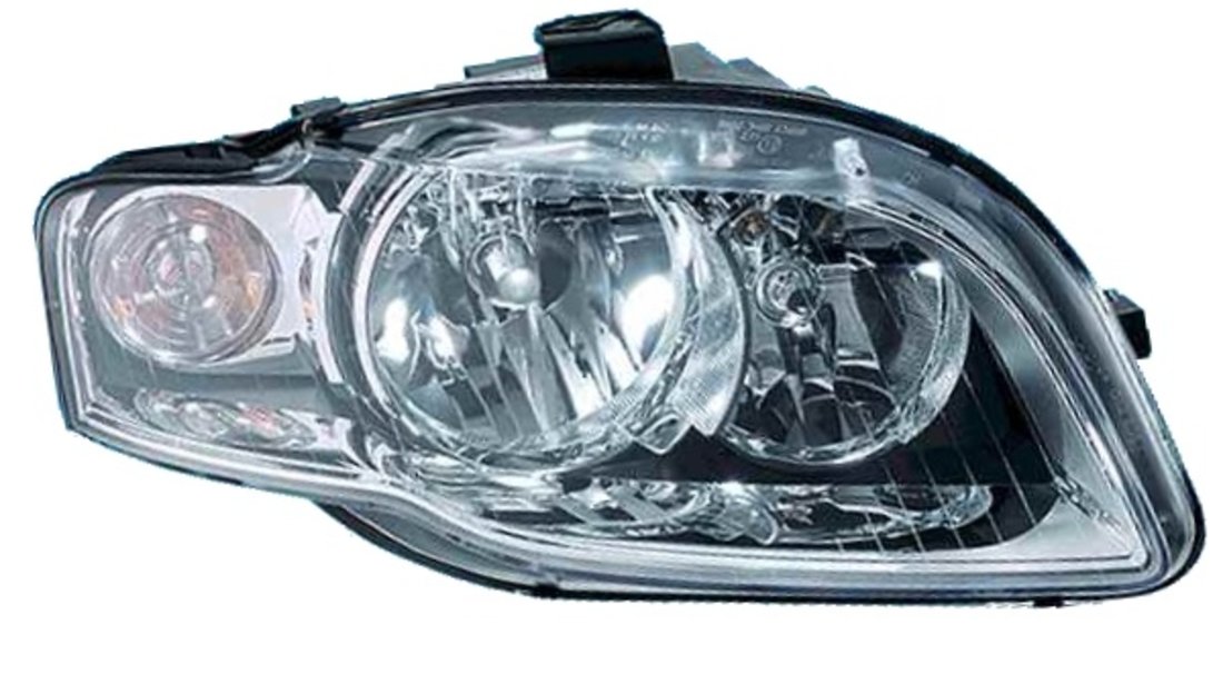 Far halogen cu semnalizare alba dreapta Audi A4 2004-2007