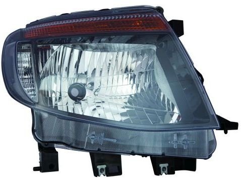 Far halogen negru dreapta FORD RANGER 12/15