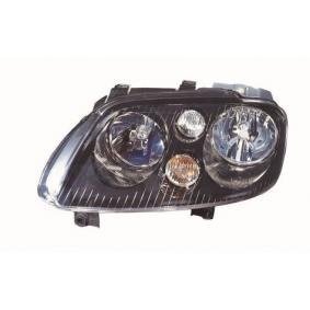 Far halogen negru dreapta VW Touran 03/10 Marelli