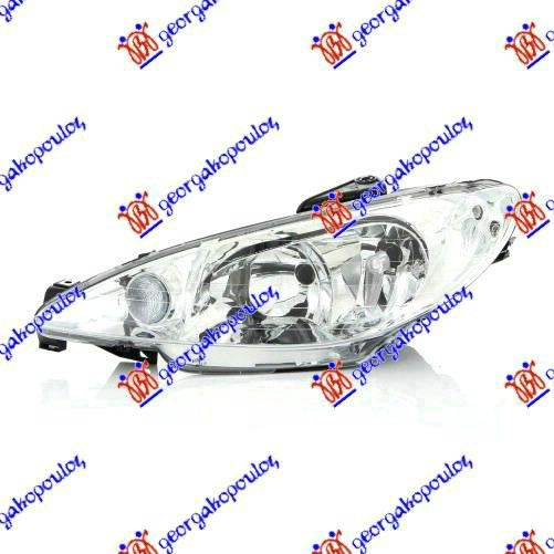 Far - Peugeot 206 98 1999 , 6204s9