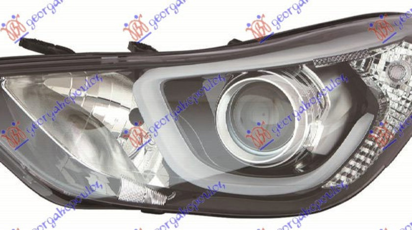 Far Stanga Electric Cu Xenon, Led Drl Hyundai Elantra 2013-2014-2015