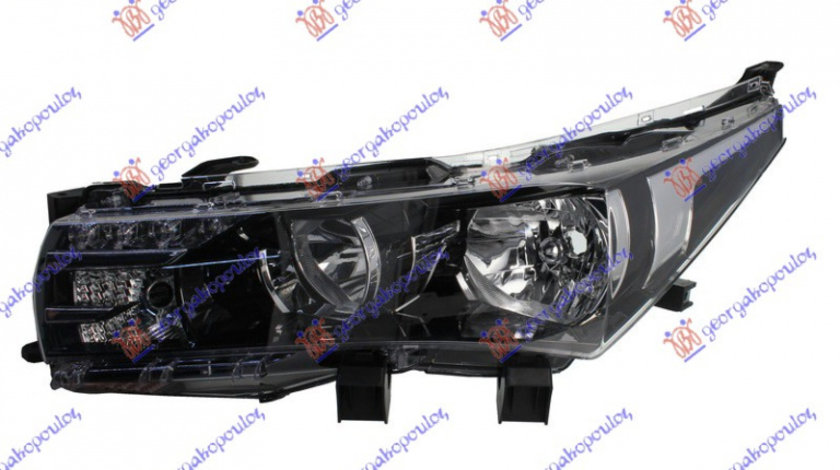 Far Stanga Electric Negru Cu Led Toyota Corolla Sedan E 15 2013-2014-2015-2016