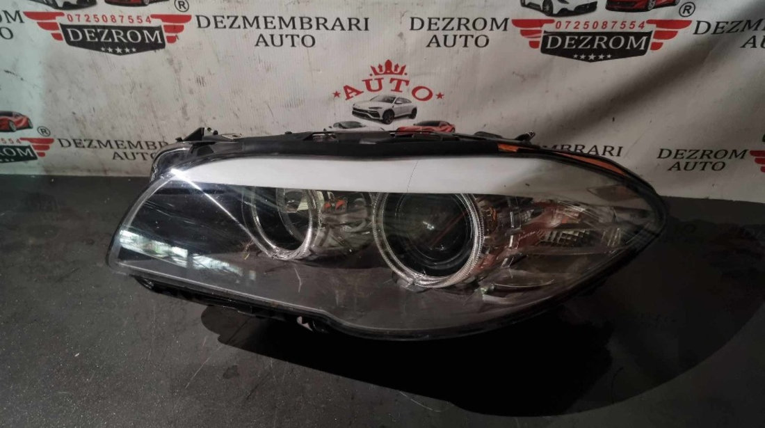 Far stanga halogen cu lupa (ureche rupta) 7203241 BMW Seria 5 F11 Facelift