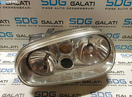 Far Stanga Halogen cu Proiector Ceata Clema Rupta Volkswagen Golf 4 1998 - 2006 Cod 1J1941015C [L054...