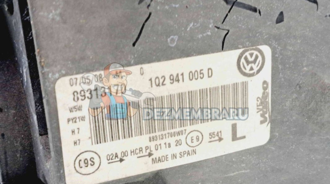 Far stanga Volkswagen Eos (1F7, 1F8) [Fabr 2006-2015] 1Q2941005D