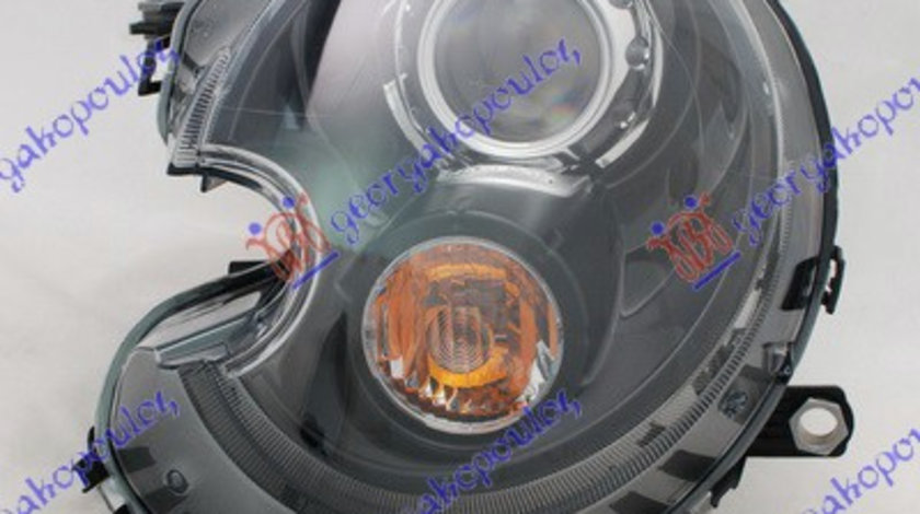 Far Xenon Cu Fundal Negru Stanga Mini Cooper/One (R50/R53) 2006 2007 2008 2009 2010 2011