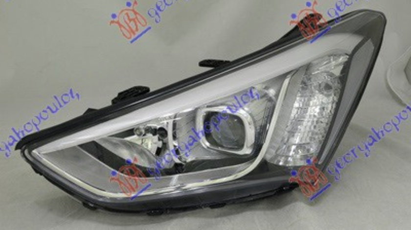 Far-Xenon Stanga Electric Led Drl Hyundai Santa Fe 2012-2013-2014-2015-2016