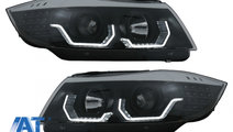 Faruri 3D LED Angel Eyes compatibil cu BMW Seria 3...