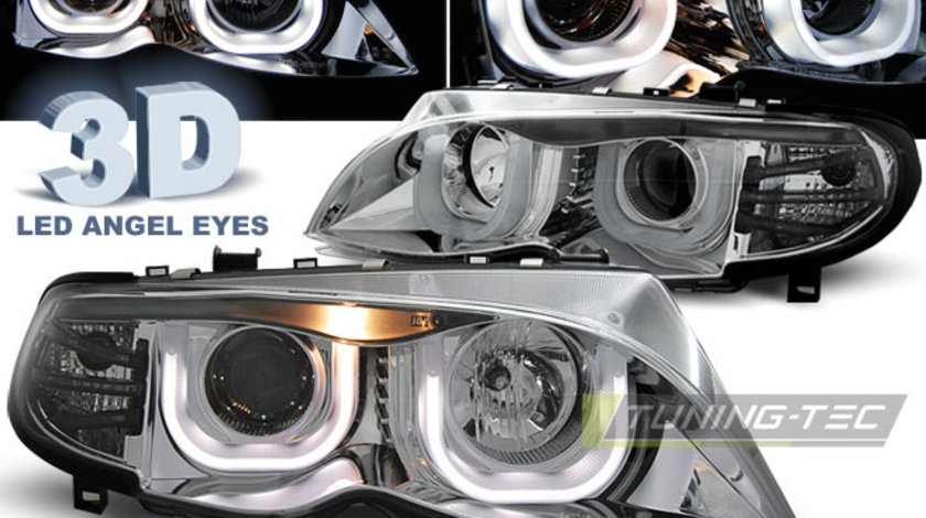 Faruri Angel Eyes 3D pentru BMW E39 09.95-06.03 Tuning-Tec 
