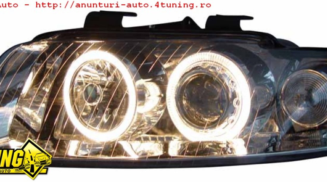 FARURI ANGEL EYES AUDI A4 8E FUNDAL CROM oferta speciala C O Tuning